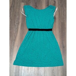 Lilly Pulitzer Laney Safety Pin Dress Medium Teal‎ Green Sleeveless Casual